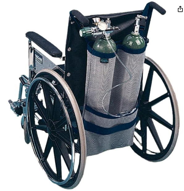 Wheelchair Oxygen Tank Carrier